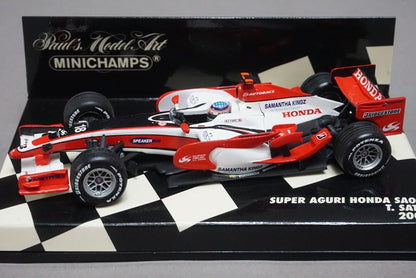 1:43 MINICHAMPS 400080018 Honda Super Aguri SA08 2008 #18