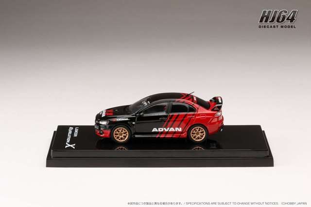 HJ644053AV Hobby Japan 1:64 Mitsubishi LANCER EVOLUTION ‡] YOKOHAMA ADVAN COLOR