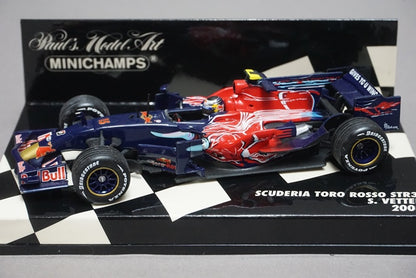 1:43 MINICHAMPS 400080015 Scuderia Toro Rosso STR3 2008 #15 S.Vettel