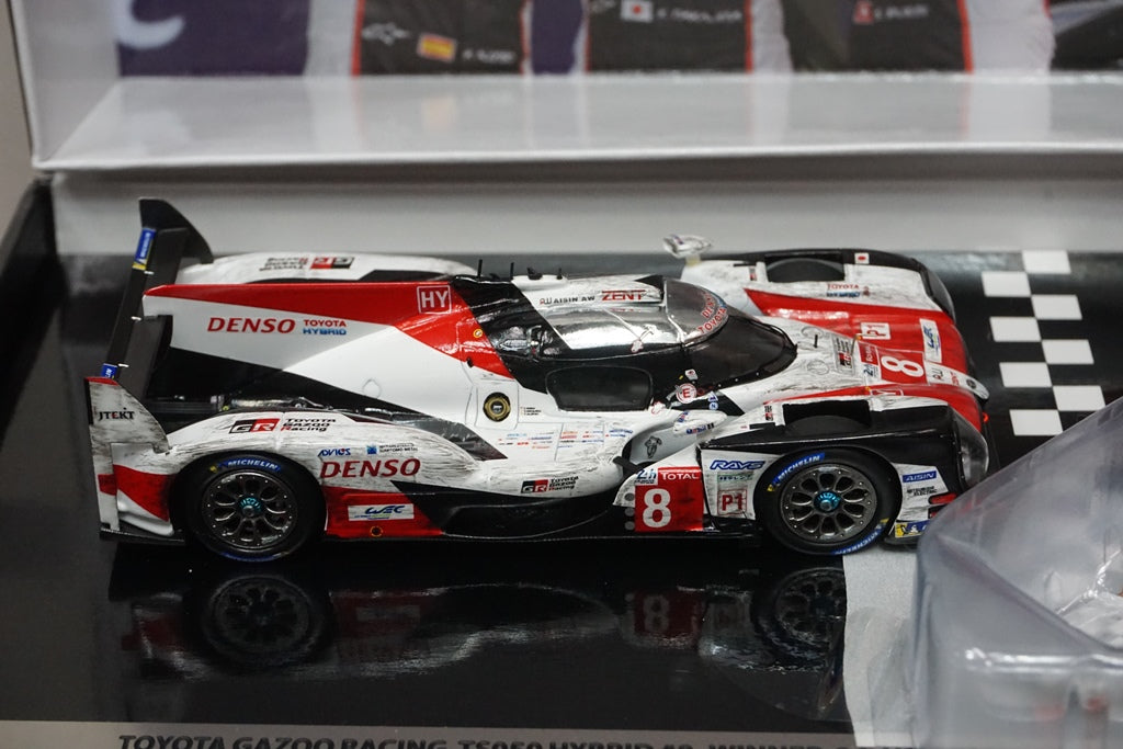 1:43 SPARK TY13143WM Toyota TS050 Hybrid 24h LM Winner 2018 #8 GAZOO Racing