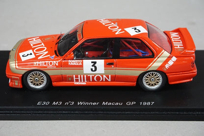 1:43 SPARK SA032 BMW E30 M3 Macau GP winner 1987 #3