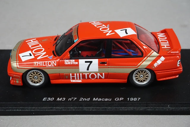 1:43 SPARK SA033 BMW E30 M3 Macau GP 1987 #7