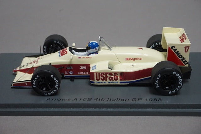 1:43 SPARK S3911 Arrows A10B Italian GP 1988 #17 Derek Warwick