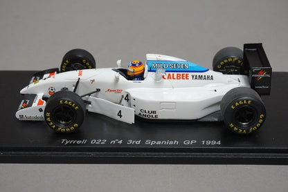 1:43 SPARK S1597 Tyrrell 022 Spanish GP 1994 #4 A.Senna