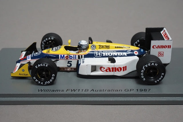 1:43 SPARK S7484 Williams FW11B Australian GP 1987 #5 Riccardo Patrese