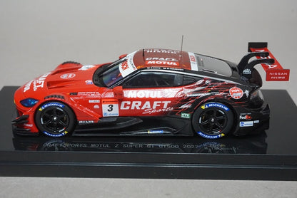 1:43 EBBRO 45813 CRAFTSPORTS MOTUL Z Super GT GT500 2022 #3