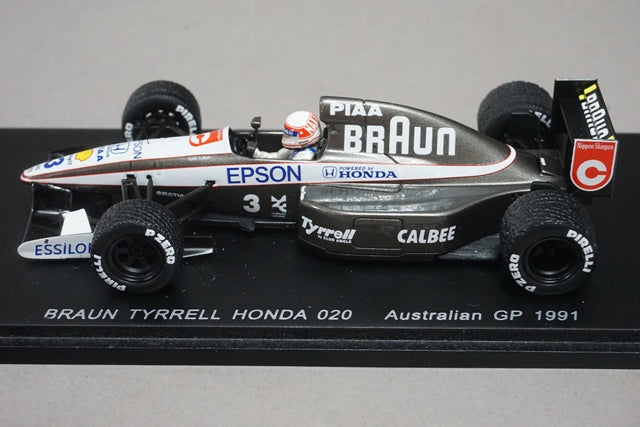 1:43 SPARK FS02 BRAUN Tyrrell Honda 020 Australian GP 1991 #3 25th Anniversary Racing On