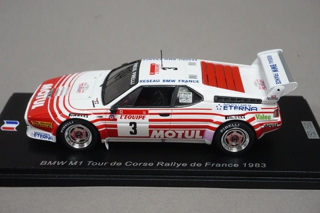 1:43 SPARK SF145 BMW M1 France Tour de Corse Rally 1983 #3