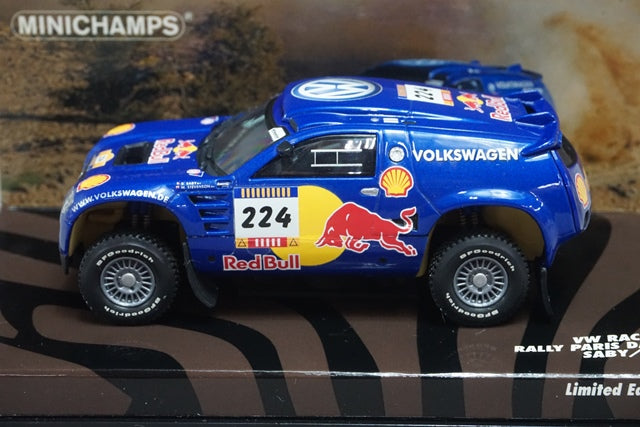 1:43 MINICHAMPS 436045324 VW Race Touareg Rally Paris-Dakar 2004 #224