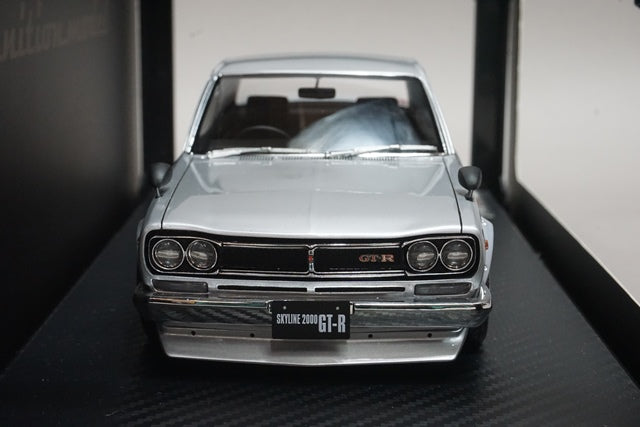 1:18 ignition model IG0743 Nissan Skyline 2000 GT-R (KPGC110) Silver