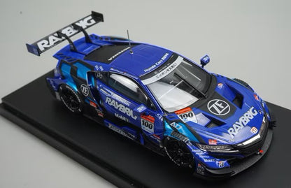 1:43 EBBRO 45628 Honda Raybrick NSX-GT Super GT GT500 2018 #100
