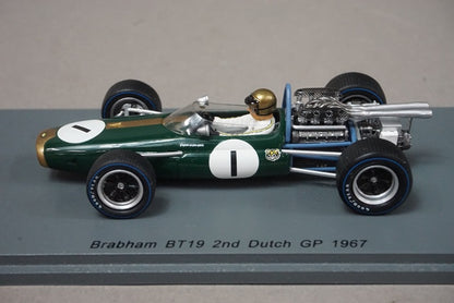 1:43 SPARK S4778 Brabham BT19 Dutch GP 1967 #1 Jack Brabham