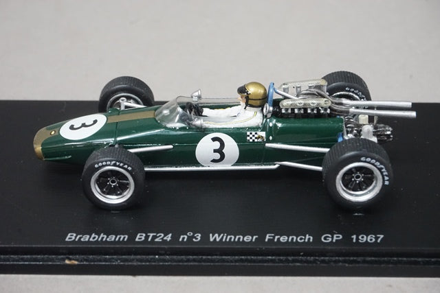 1:43 SPARK S3507 Brabham BT24 French GP Winner 1967 #3 Jack Brabham