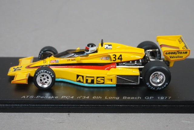 1:43 SPARK S3371 ATS-Penske PC4 Long Beach GP 1977 #34 Jean-Pierre Jarier