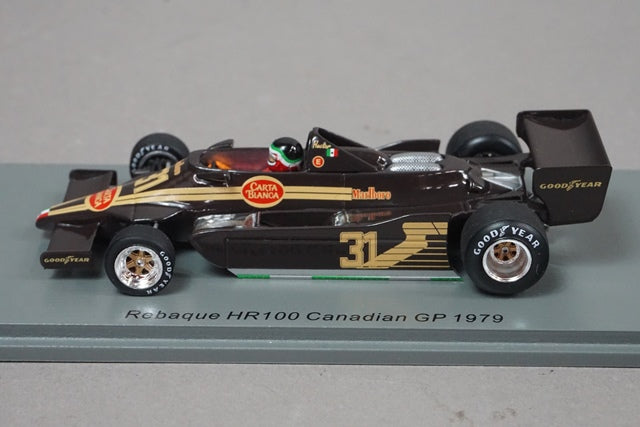 1:43 SPARK S5750 Rebaque HR100 Canadian GP 1979 #31 Hector Rebaque