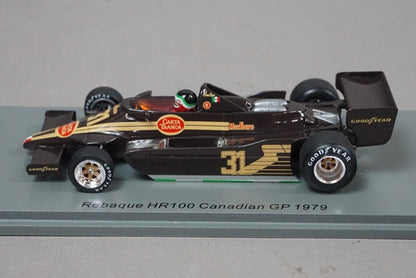 1:43 SPARK S5750 Rebaque HR100 Canadian GP 1979 #31 Hector Rebaque