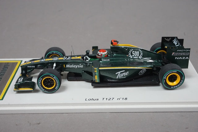 1:43 SPARK S3010 Lotus T127 500th F1 GP European GP 2010 #18 Jarno Trulli