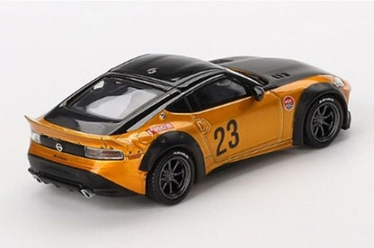 MGT00782-BL TSM MINI-GT 1:64 Nissan Z LB NATION WORKS LB Gold (Right-hand drive) Blister version