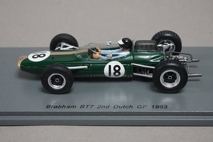 1:43 SPARK S5250 Brabham BT7 Dutch GP 1963 #18 Dan Gurney