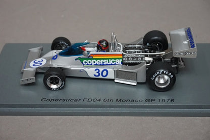 1:43 SPARK S3938 Copersucar FD04 Monaco GP 6th 1976 #30 Emerson Fittipaldi