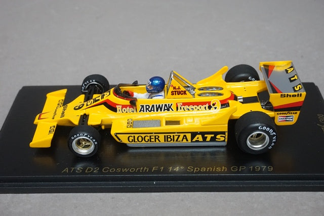 1:43 SPARK RS1730 ATS D2 Cosworth F1 14" Spanish GP 1979 #9 LACELAND