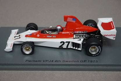 1:43 SPARK S1892 Parnelli VPJ4 Sweden GP 4th 1975 #27 Mario Andretti