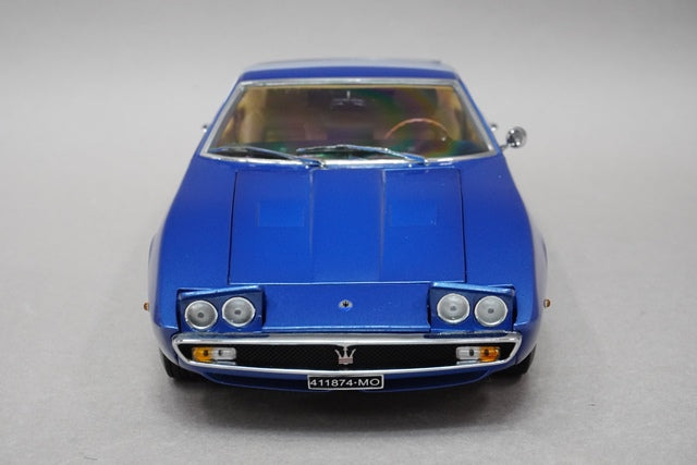 1:18 MINICHAMPS 100123320 Maserati Ghibli Cooper 1969 Blue Metallic