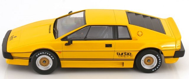 KKDC181195 KK scale 1:18 Lotus Esprit Turbo 1981 Yellow model car