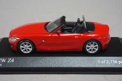 1:43 MINICHAMPS 400021030 BMW Z4 2002 Red