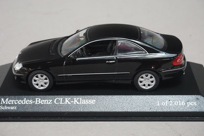 1:43 MINICHAMPS 400031421 Mercedes-Benz CLK Coupe 2002 Black