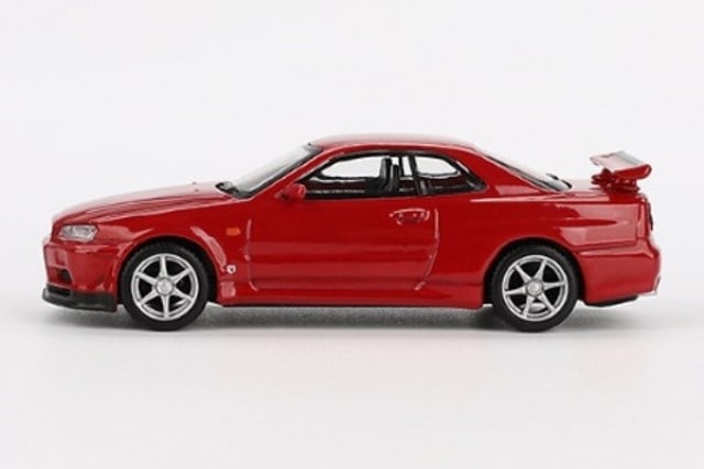 [ Back-order ] TSM MINI-GT MGT00796-R 1:64 Nissan Skyline GT-R R34 V-Spec Active Red RHD  model car