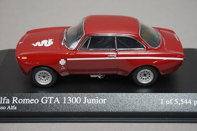 1:43 MINICHAMPS 400120600 Alfa Romeo GTA 1300 Junior Red