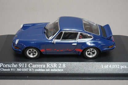 1:43 MINICHAMPS 430736904 Porsche Carrera RSR 1973 Blue