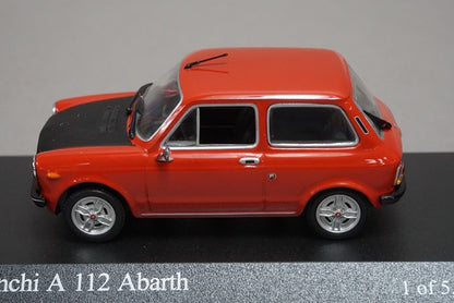 1:43 MINICHAMPS 400121170 Autobianchi A 112 Abarth 1974 Red