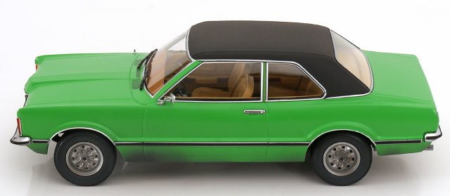 KKDC180978 KK scale 1:18 Ford Taunus GXL Sedan 1971 Green/Matte Black model car