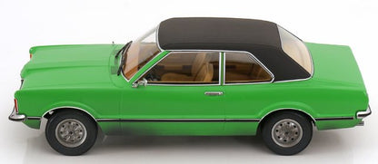 KKDC180978 KK scale 1:18 Ford Taunus GXL Sedan 1971 Green/Matte Black model car