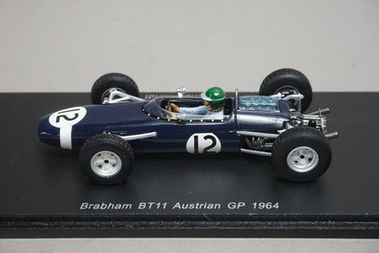 1:43 SPARK S4335 Brabham BT11 Austrian GP 1964 #12 Jochen Rindt