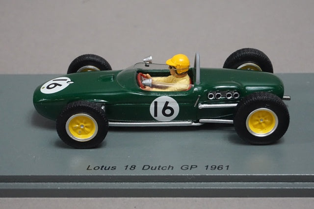 1:43 SPARK S5359 Lotus 18 Dutch GP 1961 #16 Trevor Taylor