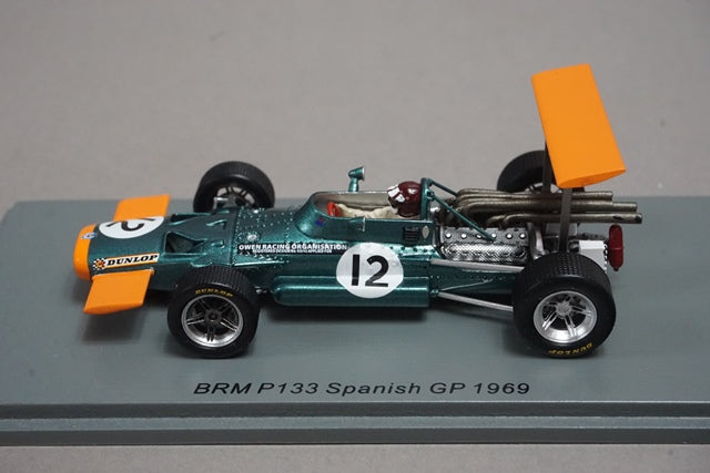 1:43 SPARK S5706 BRM P133 Spanish GP 1969 #12 Jackie Oliver