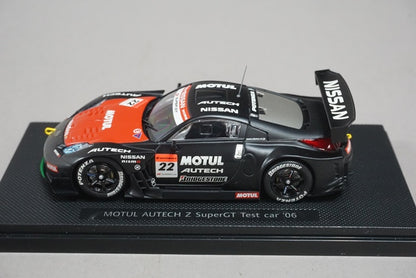 1:43 EBBRO 43793 Nissan MOTUL AUTECH Z Super GT Test Car 2006 #22