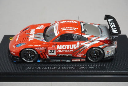 1:43 EBBRO 43795 Nissan MOTUL AUTECH Z Super GT 2006 #22