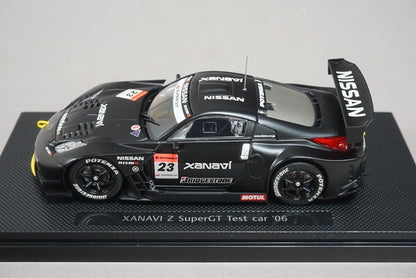 1:43 EBBRO 43792 Nissan XANAVI Z Super GT Test Car 2006 #23