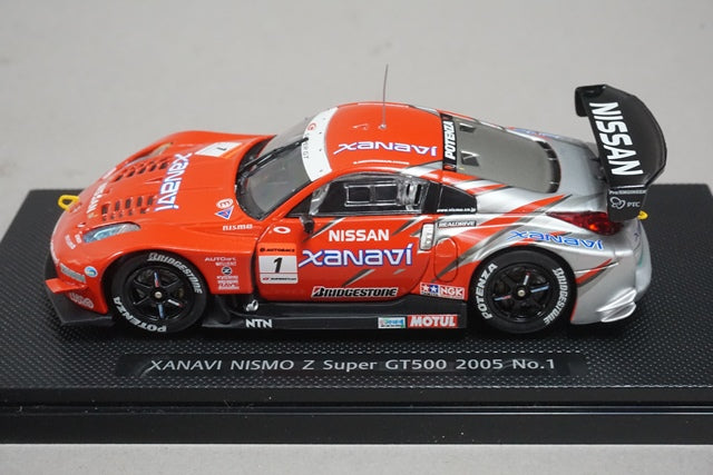 1:43 EBBRO 43687 Nissan ZANAVI NISMO Z Super GT500 2005 #1