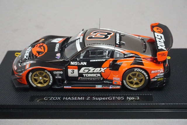 1:43 EBBRO 43730 Nissan G'ZOX Hasemi Z Super GT 2005 #3