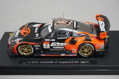 1:43 EBBRO 43730 Nissan G'ZOX Hasemi Z Super GT 2005 #3