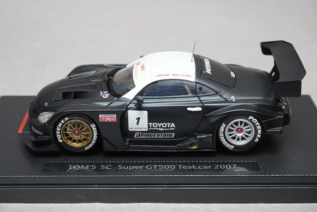 1:43 EBBRO 43956 Lexus TOM'S SC Super GT500 Test Car 2007 #1