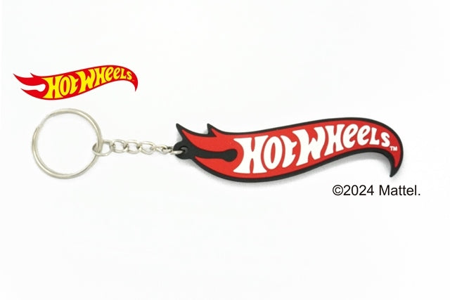 HWU69096 Hot Wheels Rubber Keychain Black x Red