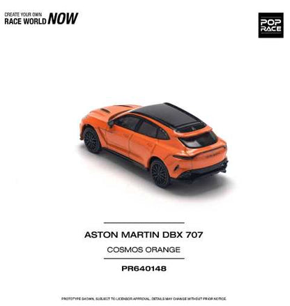 [ Pre-order ] PR640148 POP RACE 1:64 ASTON MARTIN DBX 707 COSMOS ORANGE