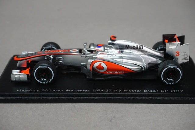 1:43 SPARK S3049 Vodafone McLaren Mercedes MP4-27 Brazilian GP winner 2012 #3 Jenson Button