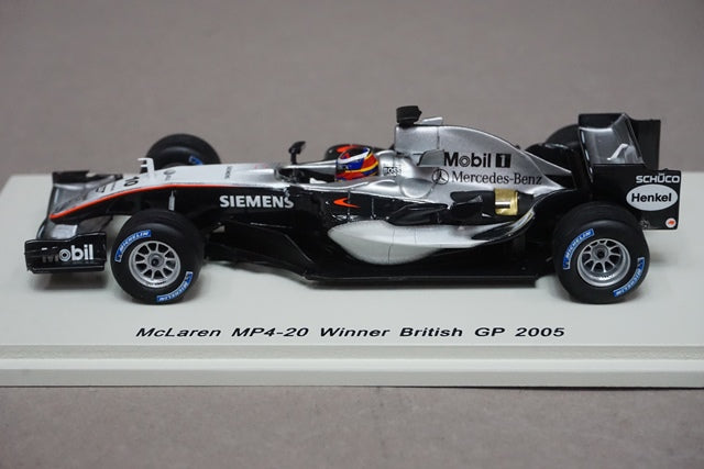 1:43 SPARK S4304 McLaren MP4-20 British GP winner 2005 #10 Juan Pablo Montoya